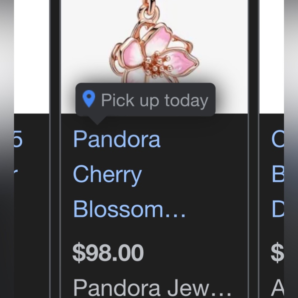 Cherry Blossom Pandora charm rose gold